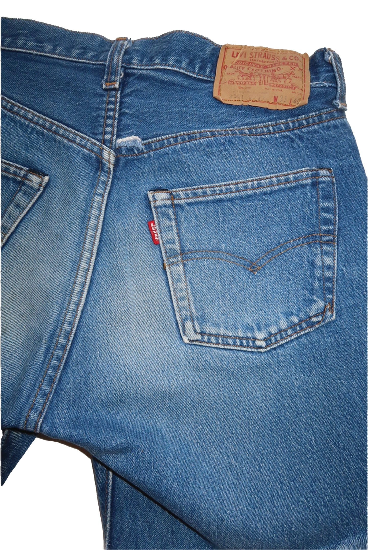 501 selvedge cutoffs