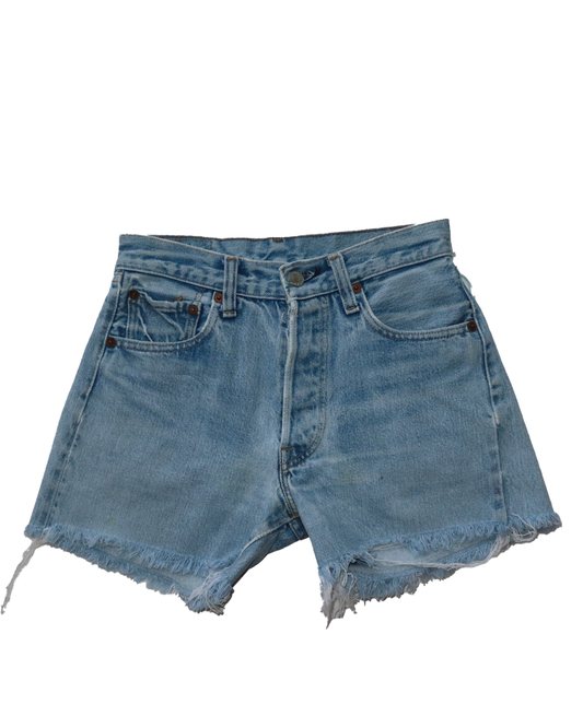 27” 501 selvedge cutoffs