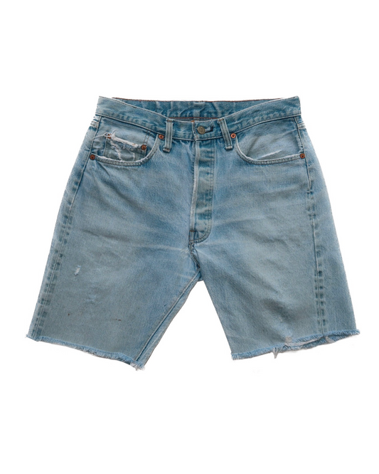 32" 501 selvedge cutoffs